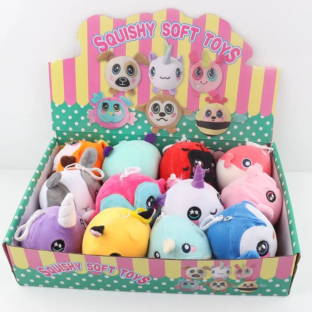 New Animal Family Plush Kids Toy- Set of 1 Assorted